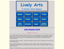 Tablet Screenshot of lively-arts.com